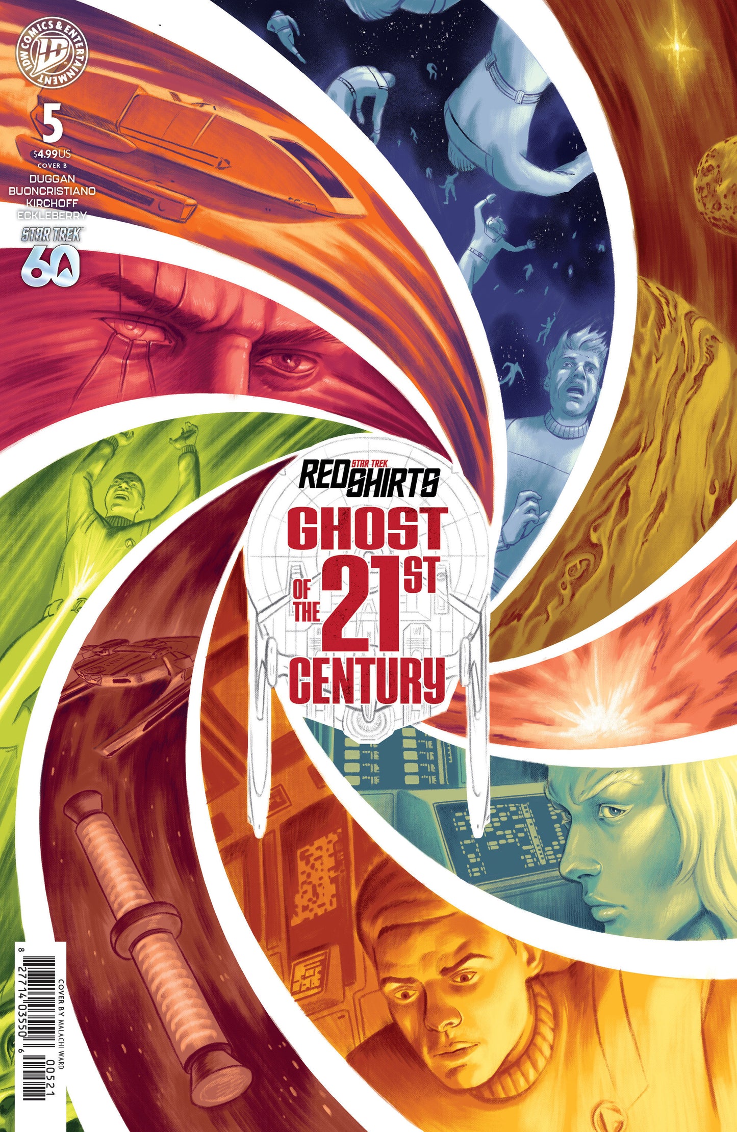 Star Trek: Red Shirts Ghost Of The 21st Century #5 Variant B (Ward)