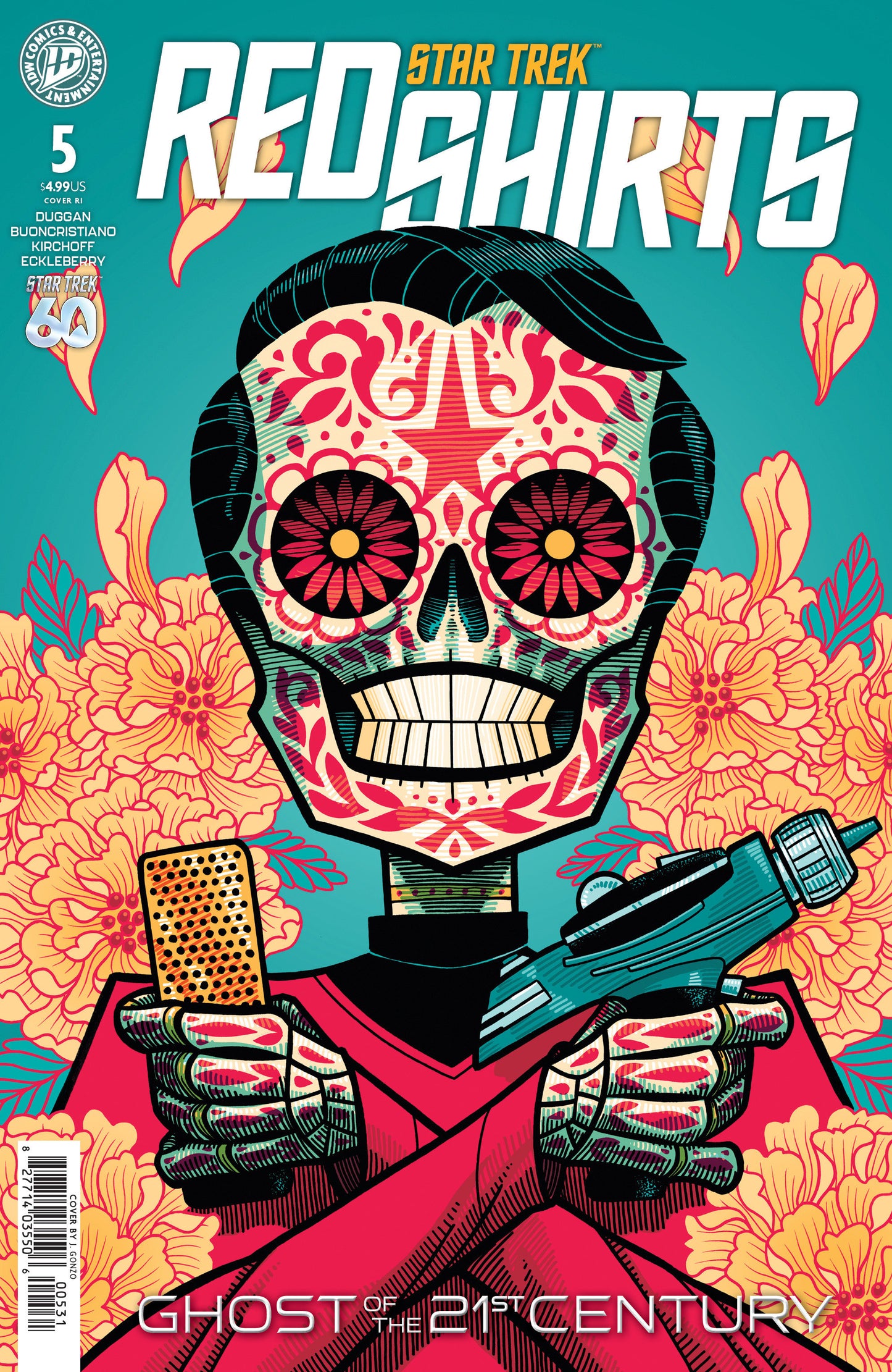 Star Trek: Red Shirts Ghost Of The 21st Century #5 Variant Ri (10) (J. Gonzo)