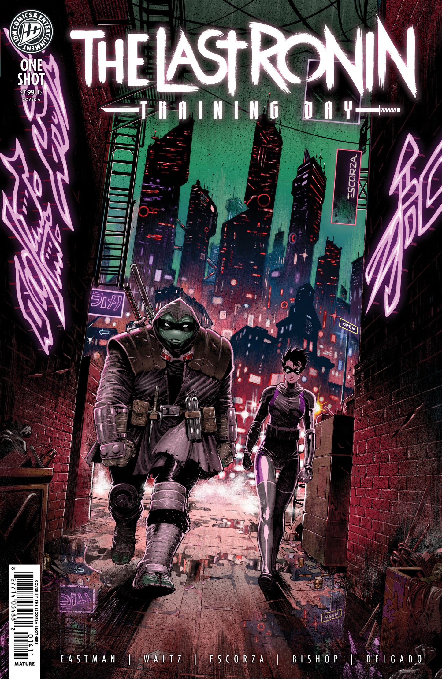 Teenage Mutant Ninja Turtles: The Last Ronin Training Day Cover A (Escorza Brothers)