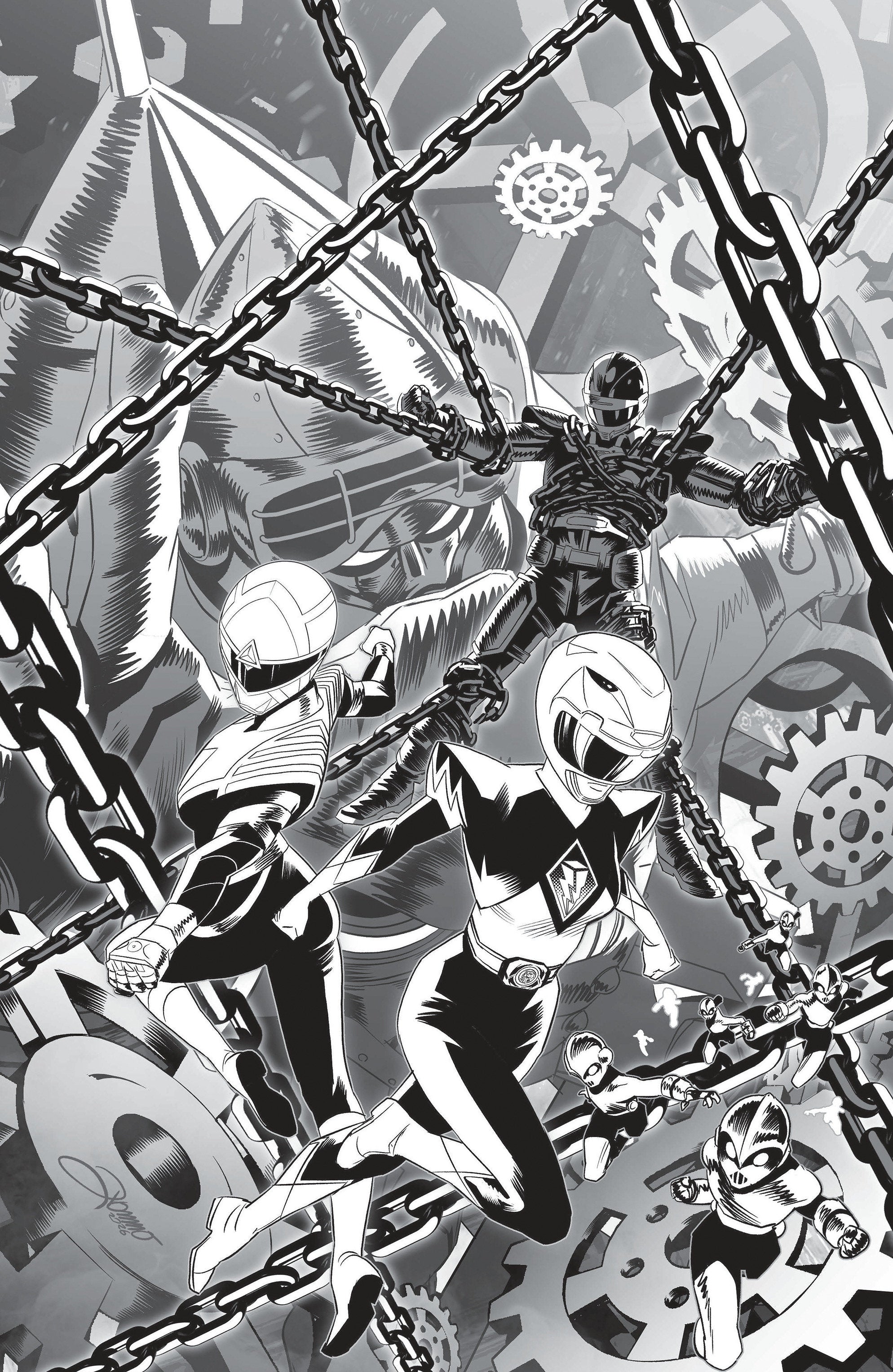 Power Rangers Unlimited #6 J Unlimited Variant (Full Art, Zonno)