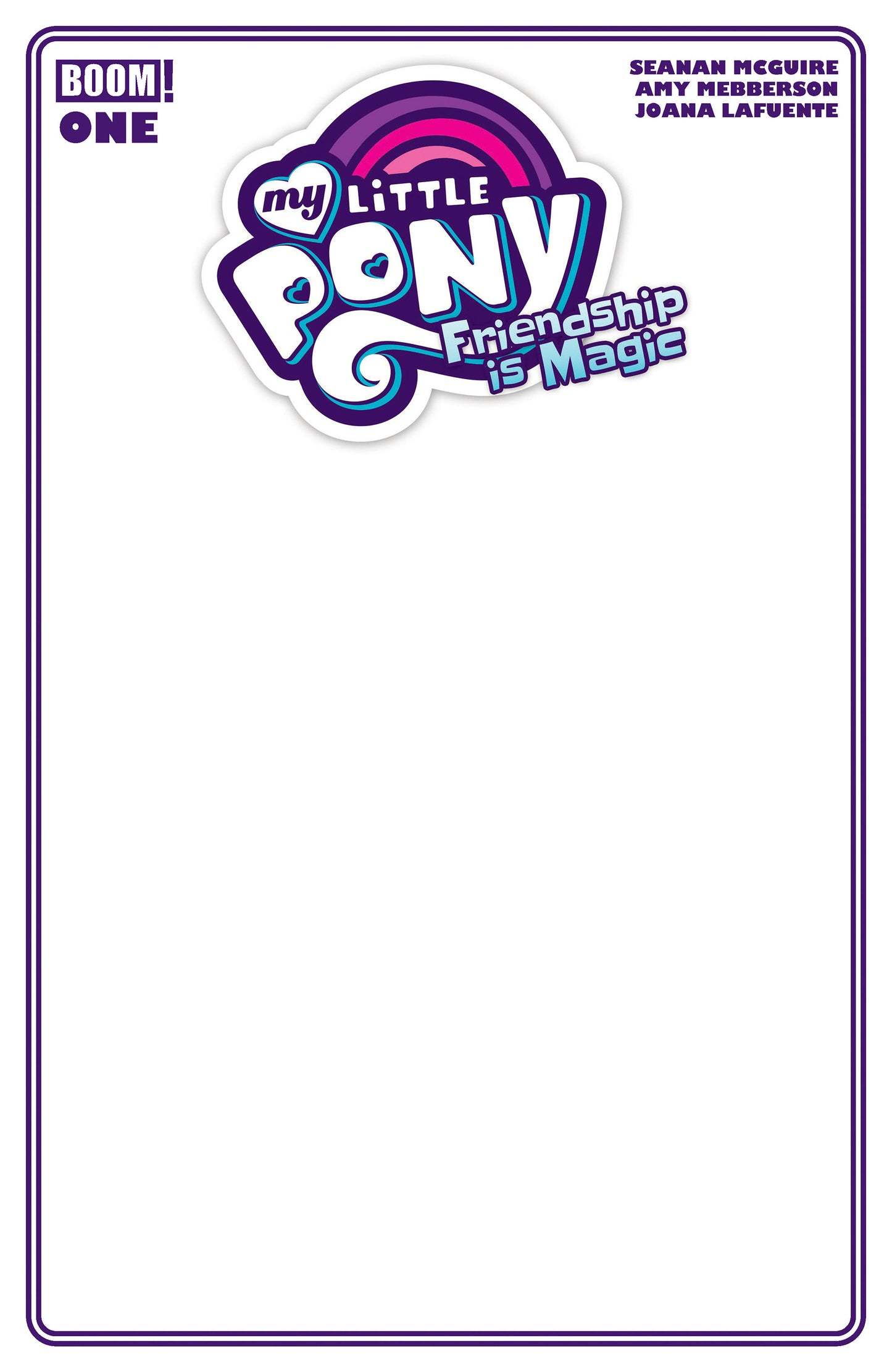 My Little Pony: Friendship Is Magic (2026) #1 D Blank Sketch Variant