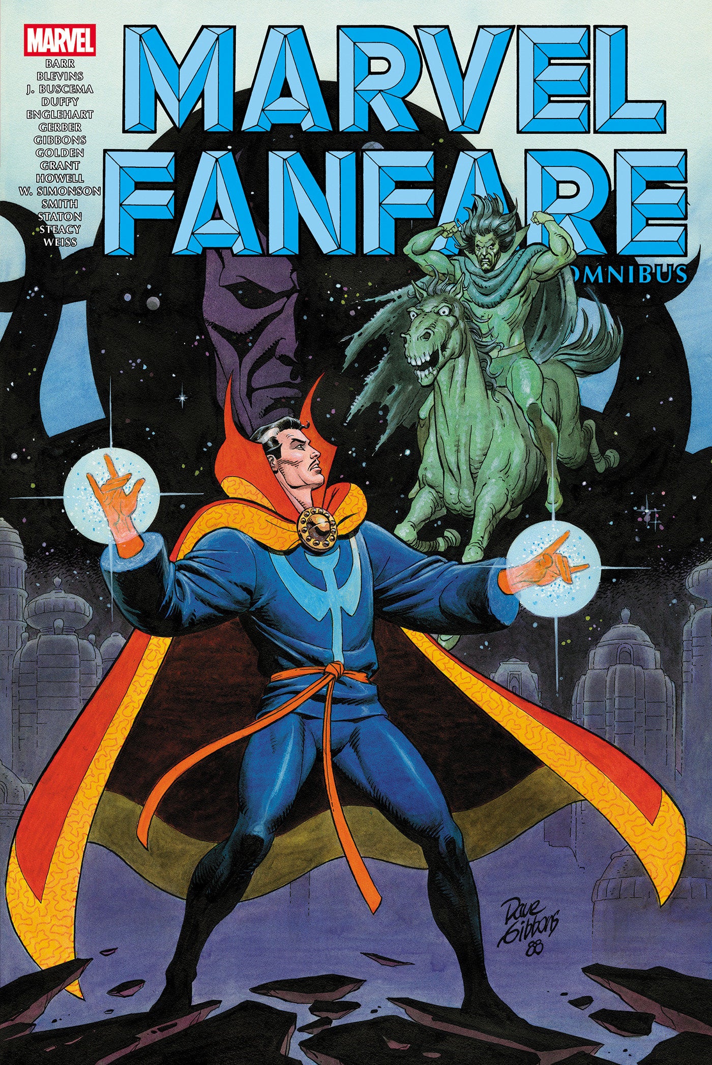 Marvel Fanfare Omnibus Volume. 3 Dave Gibbons Cover