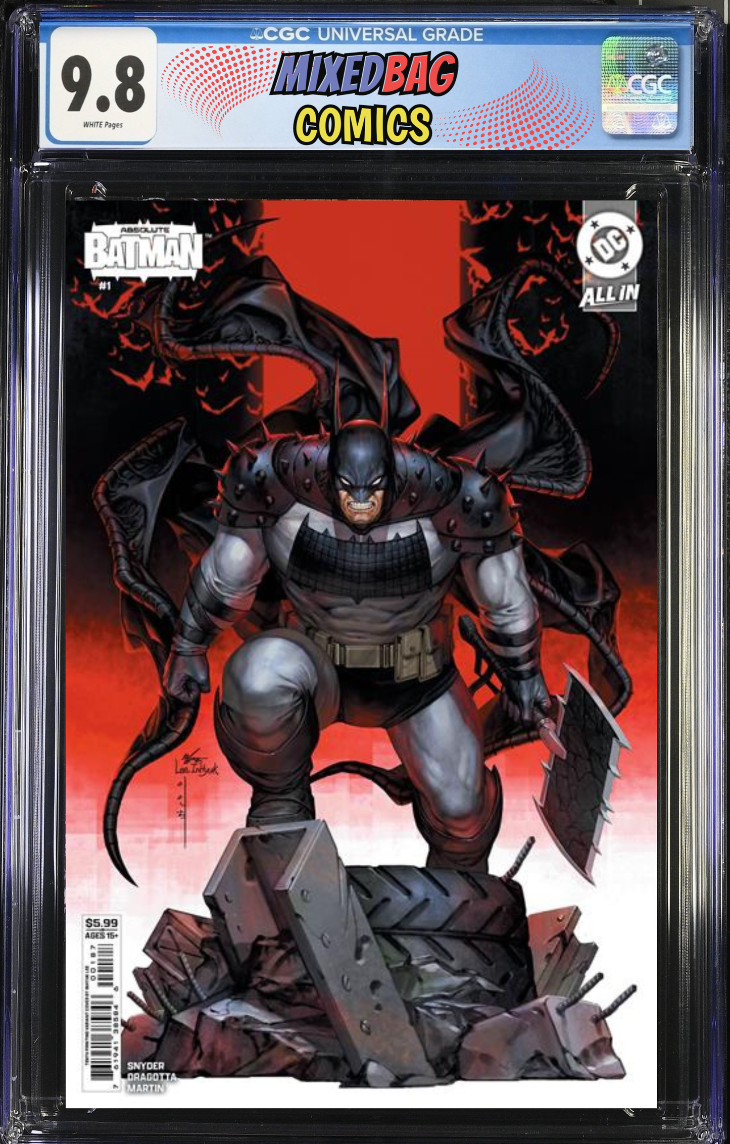 Absolute Batman #1 Tenth Print CGC 9.8 InHyuk Lee Variant