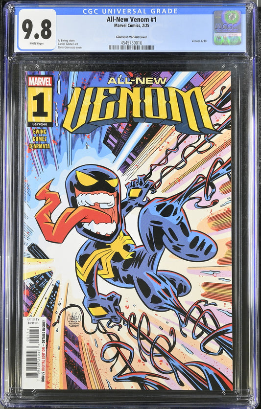 All-New Venom #1 CGC 9.8 Giarrusso Variant Cover