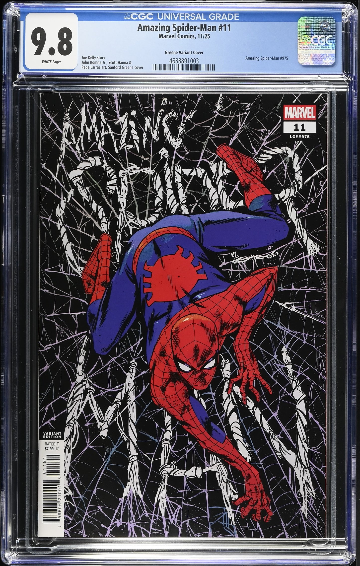 Amazing Spider-Man 11 Greene Variant CGC 9.8