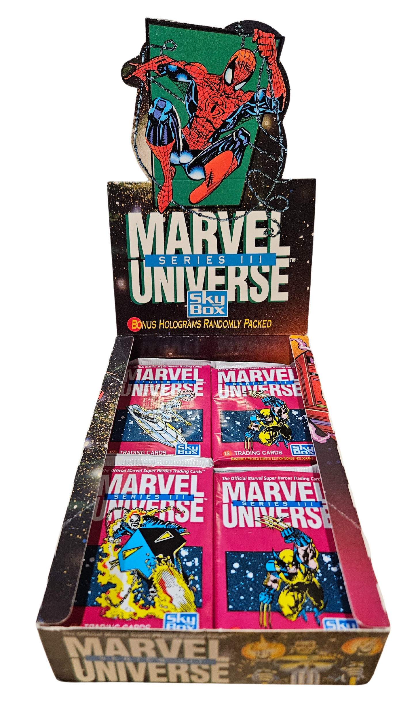 ONE SEALED PACK OF 1992 UNIVERSE MARVEL SERIES III TRADING CARDS