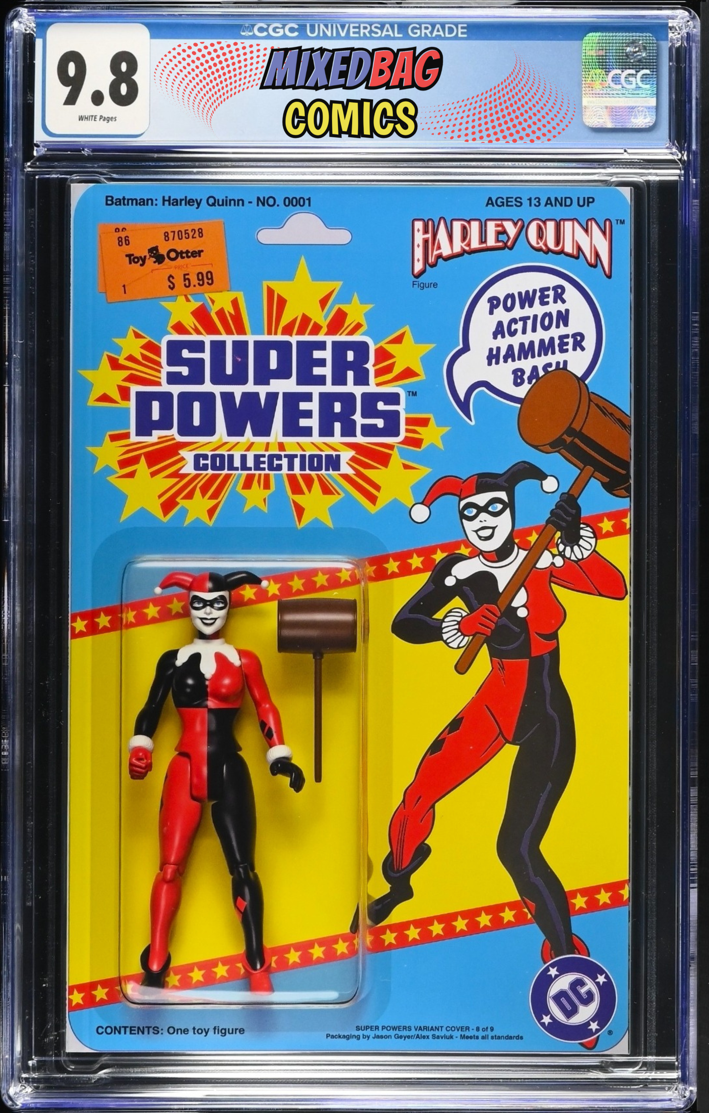 Batman: Harley Quinn: Facsimile Edition 1 Action Figure Variant CGC 9.8