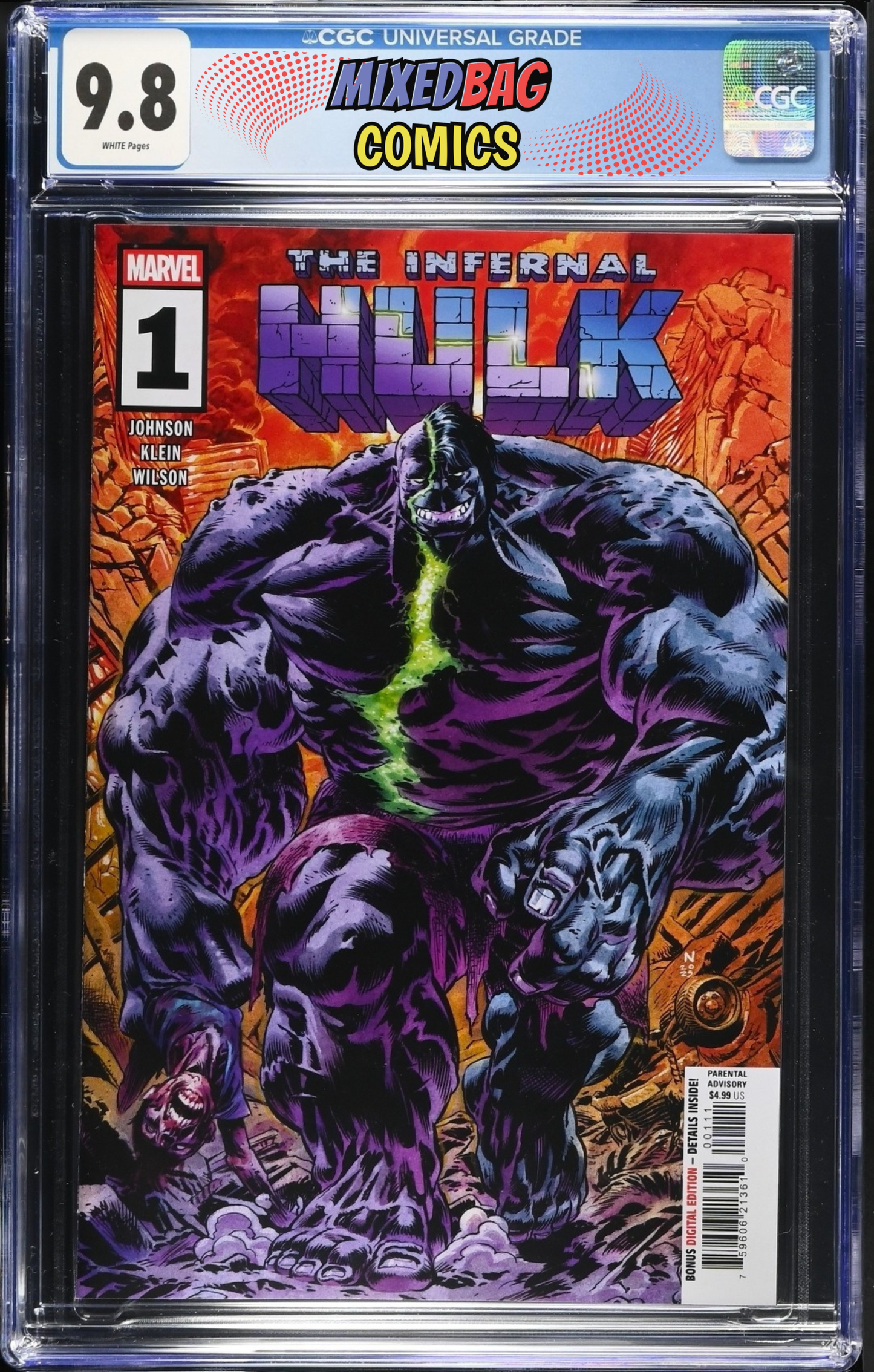 Infernal Hulk #1 CGC 9.8
