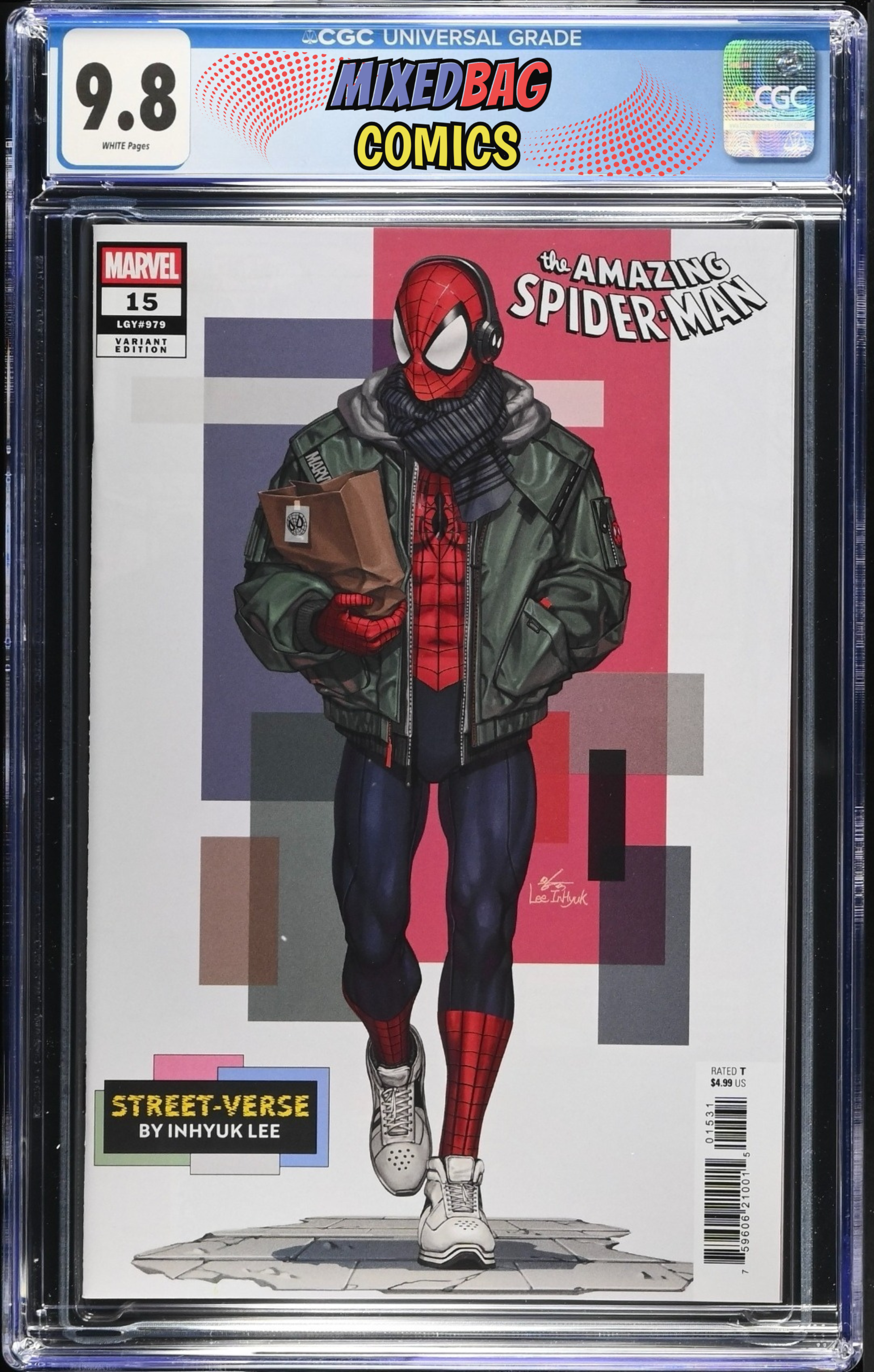 Amazing Spider-Man 15 Inhyuk Lee Variant CGC 9.8 – Mixed Bag Comics