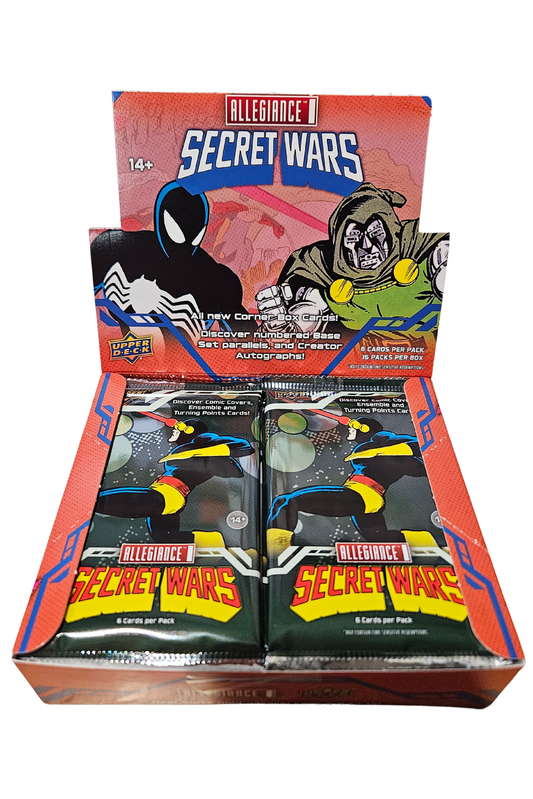 One Sealed Pack of Marvel Allegiance Secret Wars 1984 Trading Cards (Upper Deck 2024)
