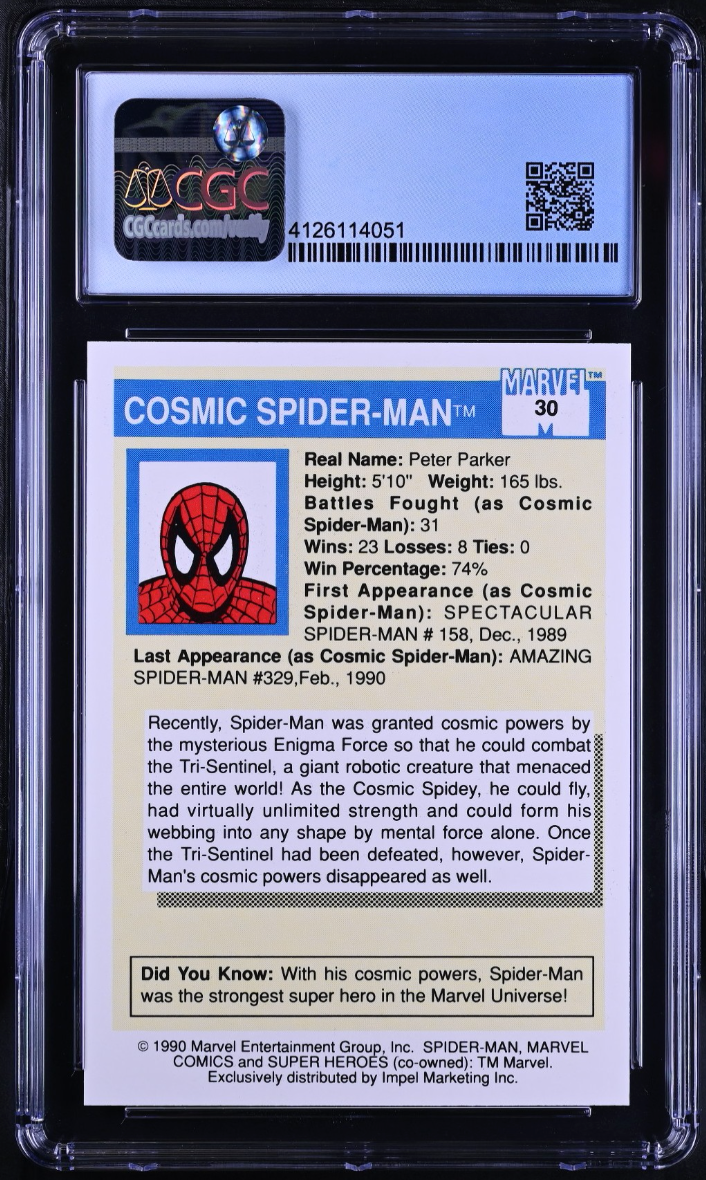 Cosmic Spider-Man CGC 8.5
