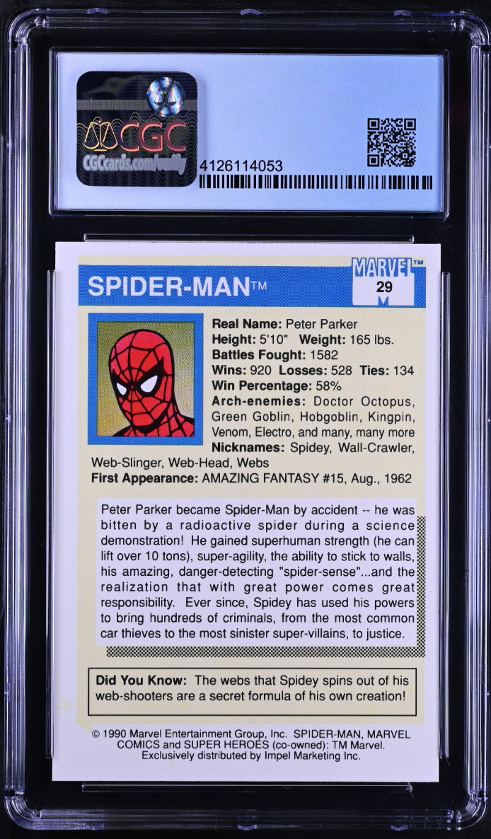 Spider-Man CGC 8