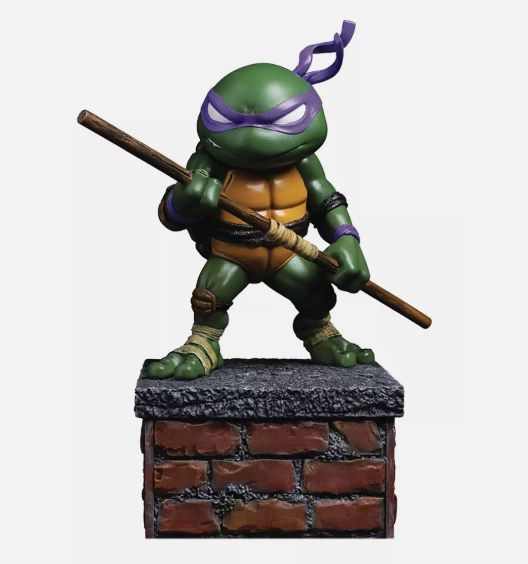 Iron Studios TMNT V2 SDCC 2023 MiniCo PX Exclusive Set Of 4 Turtles Statues