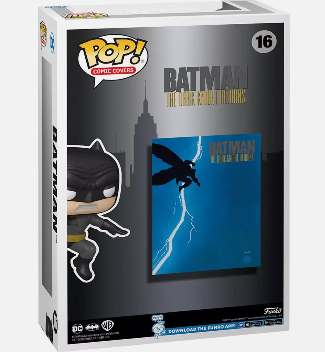 Batman The Dark Knight Returns Glow-in-the Dark Funko Pop Comic Cover Figure #16 Previews Exclusive