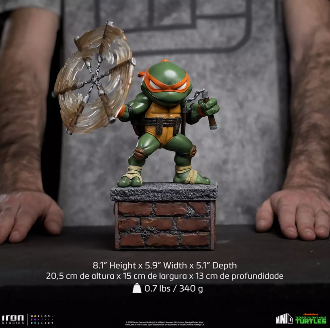 Iron Studios TMNT V2 SDCC 2023 MiniCo PX Exclusive Set Of 4 Turtles Statues