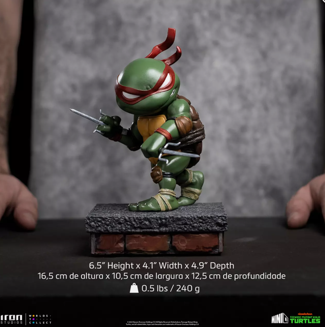 Iron Studios TMNT V2 SDCC 2023 MiniCo PX Exclusive Set Of 4 Turtles Statues