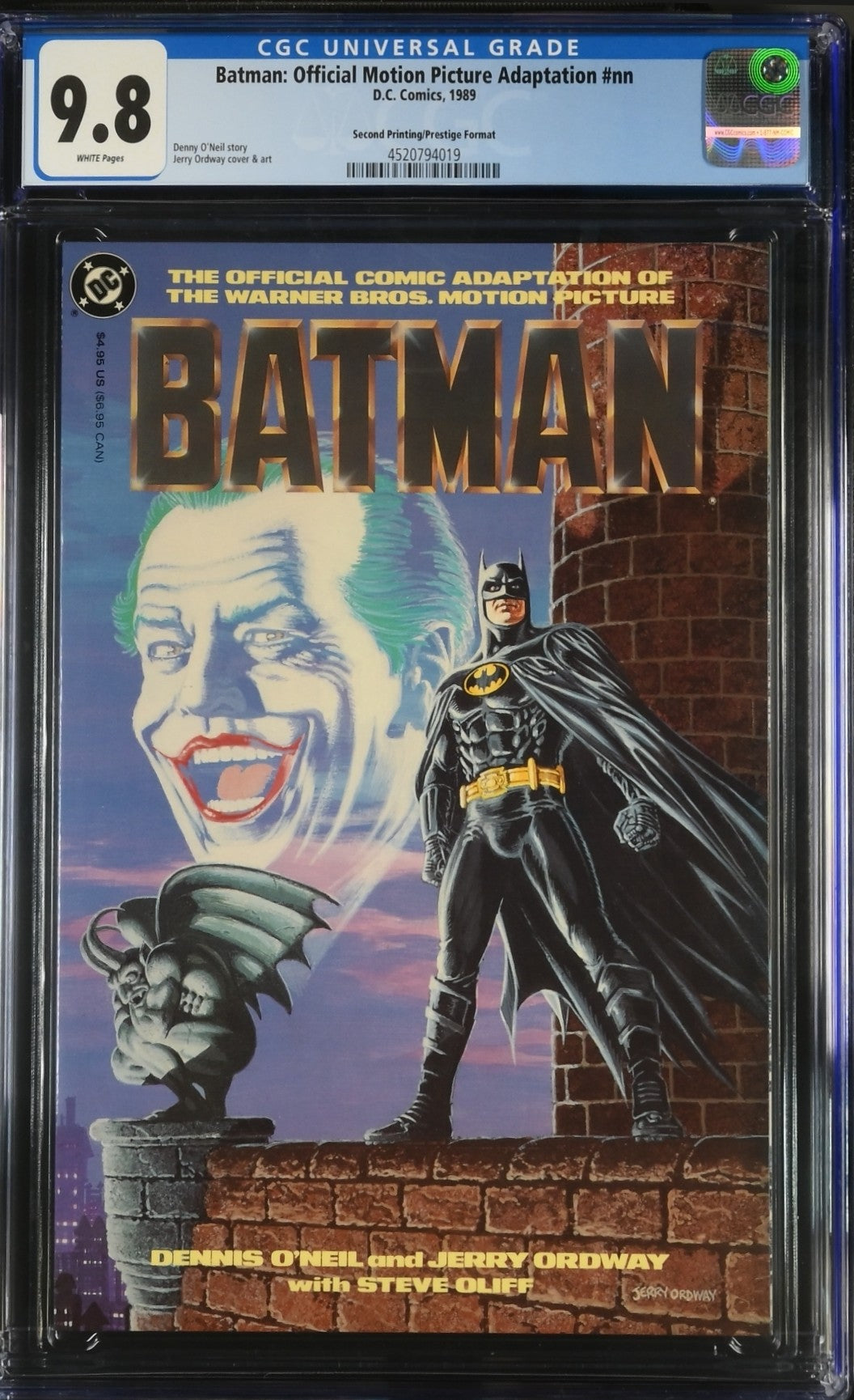 Batman: Official Motion Picture Adaptation (2nd Printing/Prestige Format) CGC 9.8