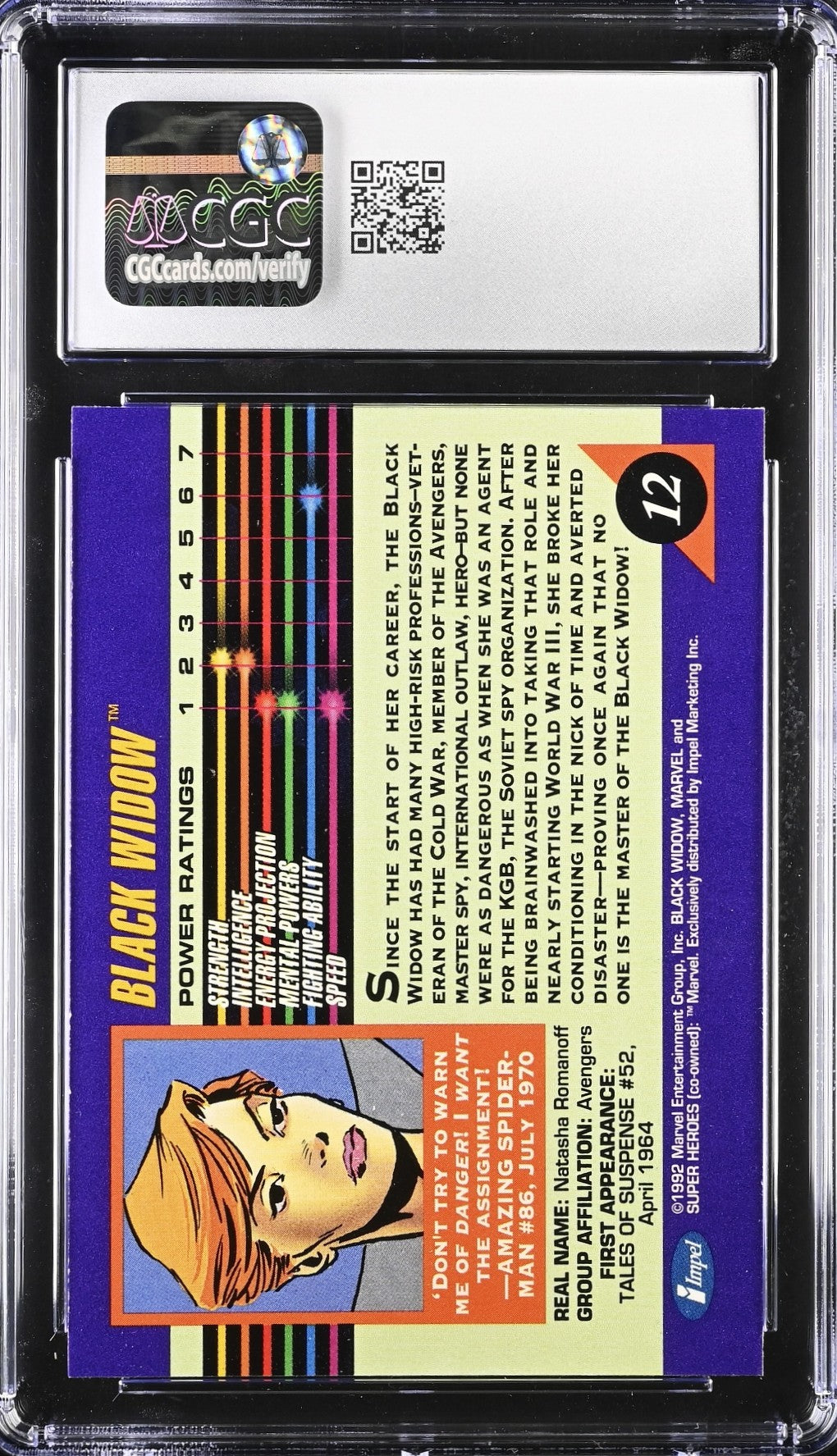 Black Widow CGC Gem Mint 10
