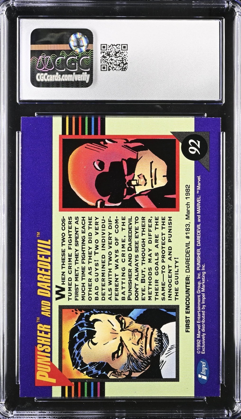 Punisher and Daredevil CGC 8