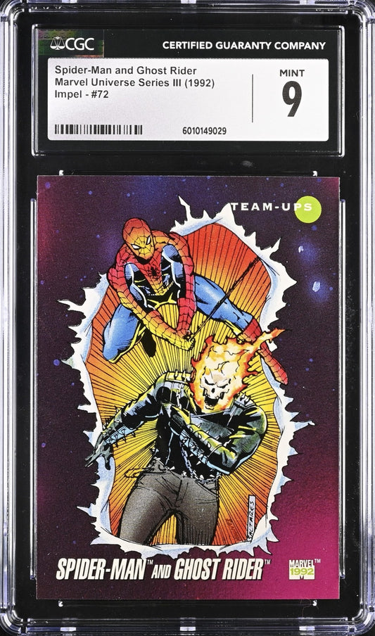 Spider-Man and Ghost Rider CGC 9