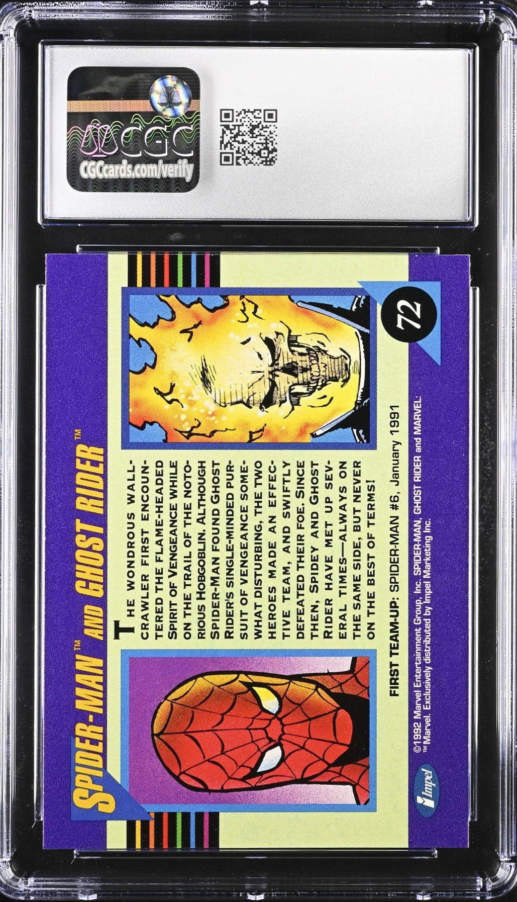 Spider-Man and Ghost Rider CGC 9