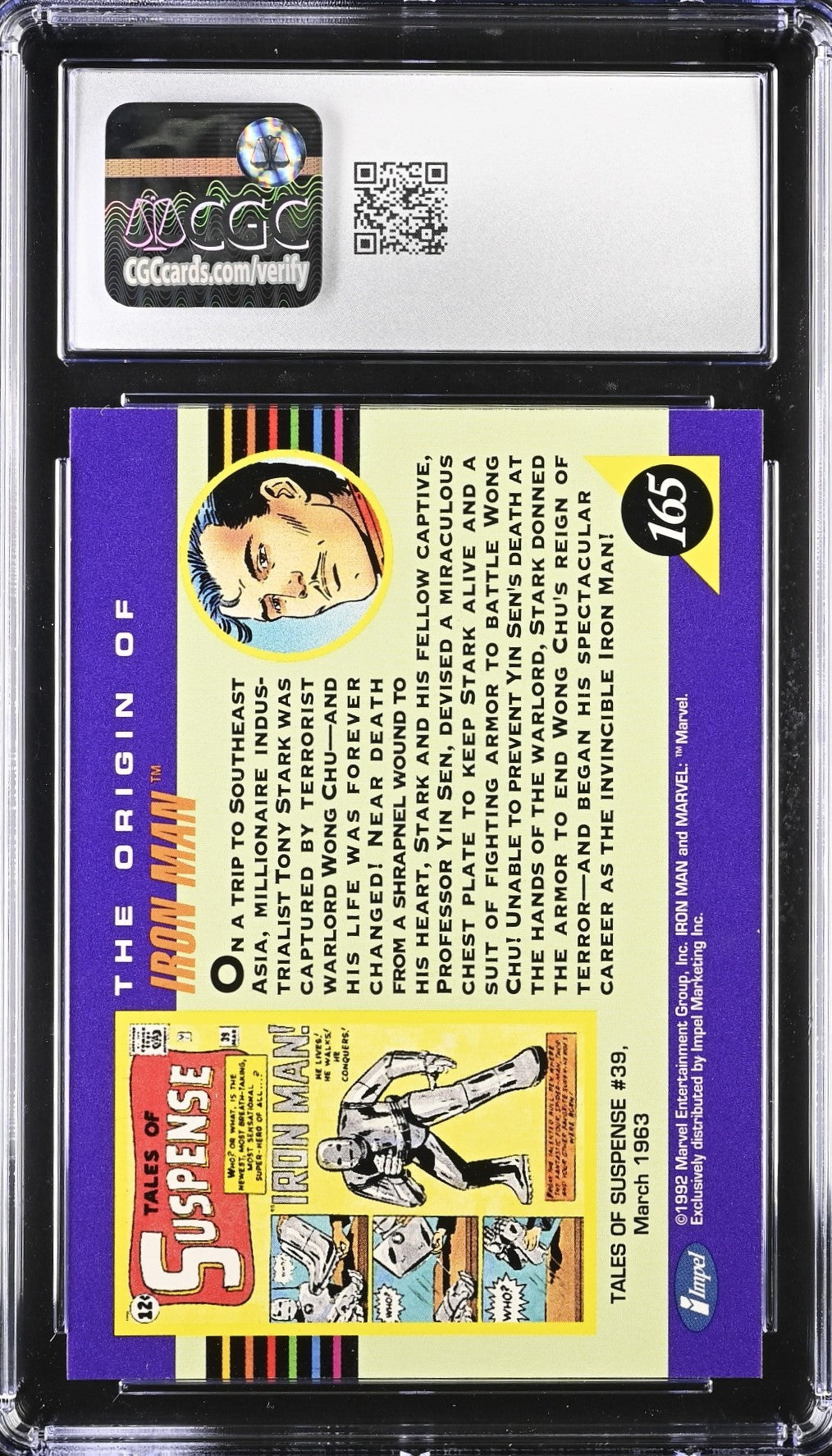 Iron Man (Origins) CGC Gem Mint 10