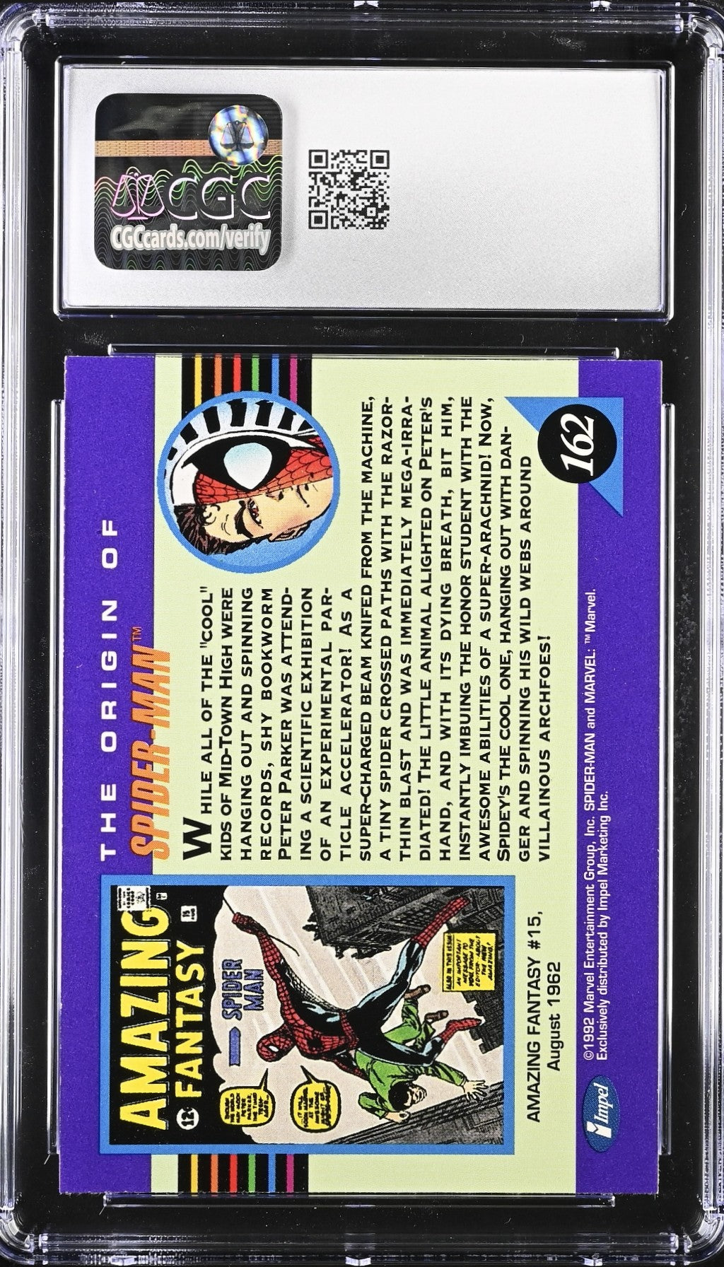 Spider-Man (Origins) CGC 9