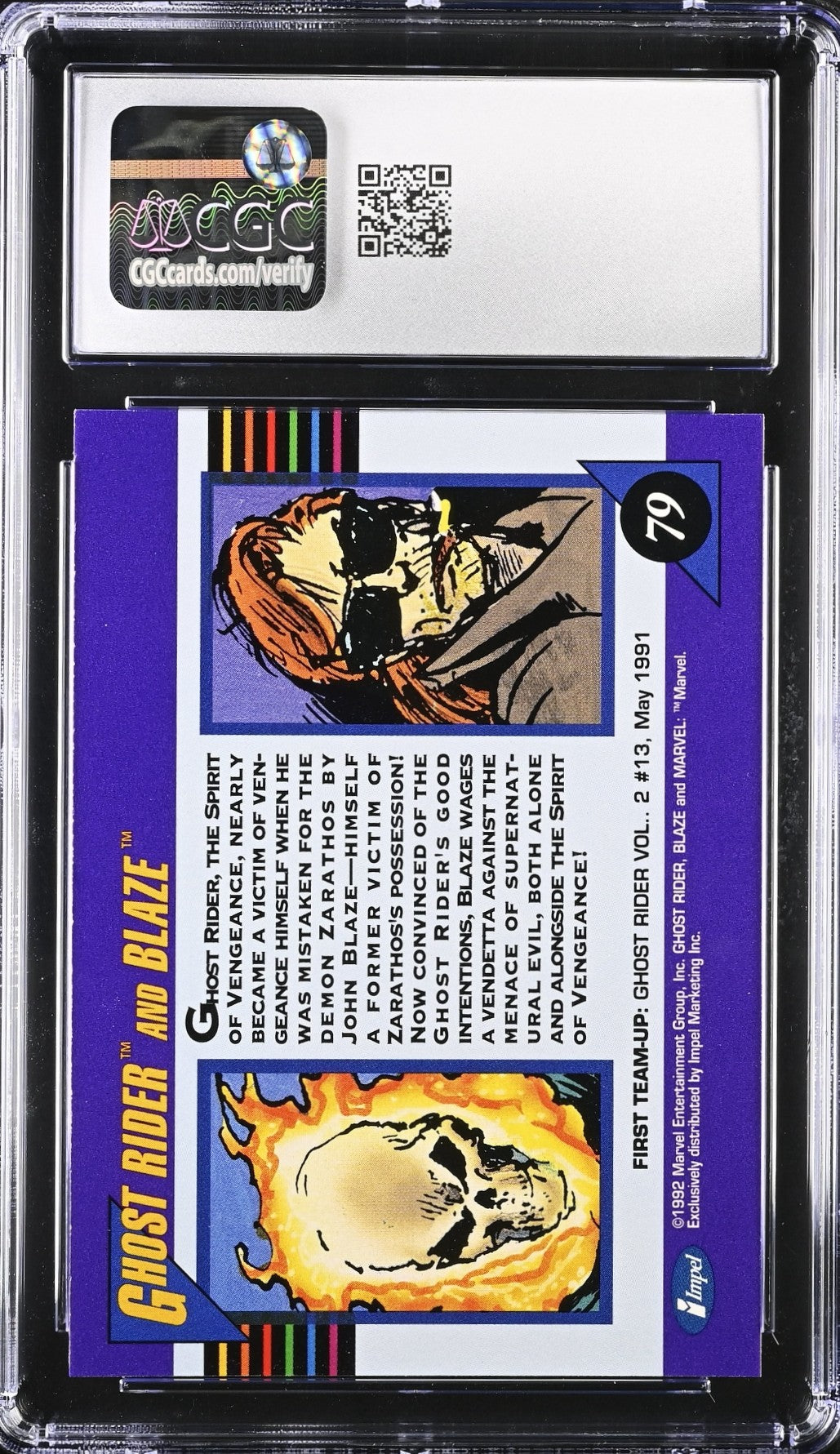 Ghost Rider and Blaze CGC 9