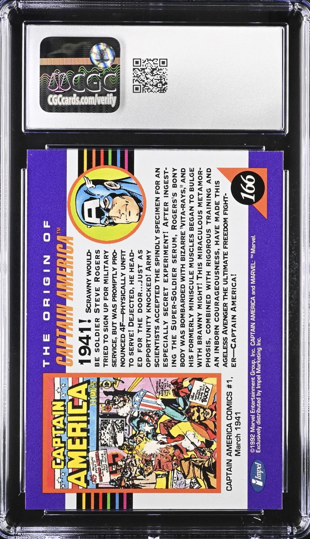 Captain America (Origins) CGC 9