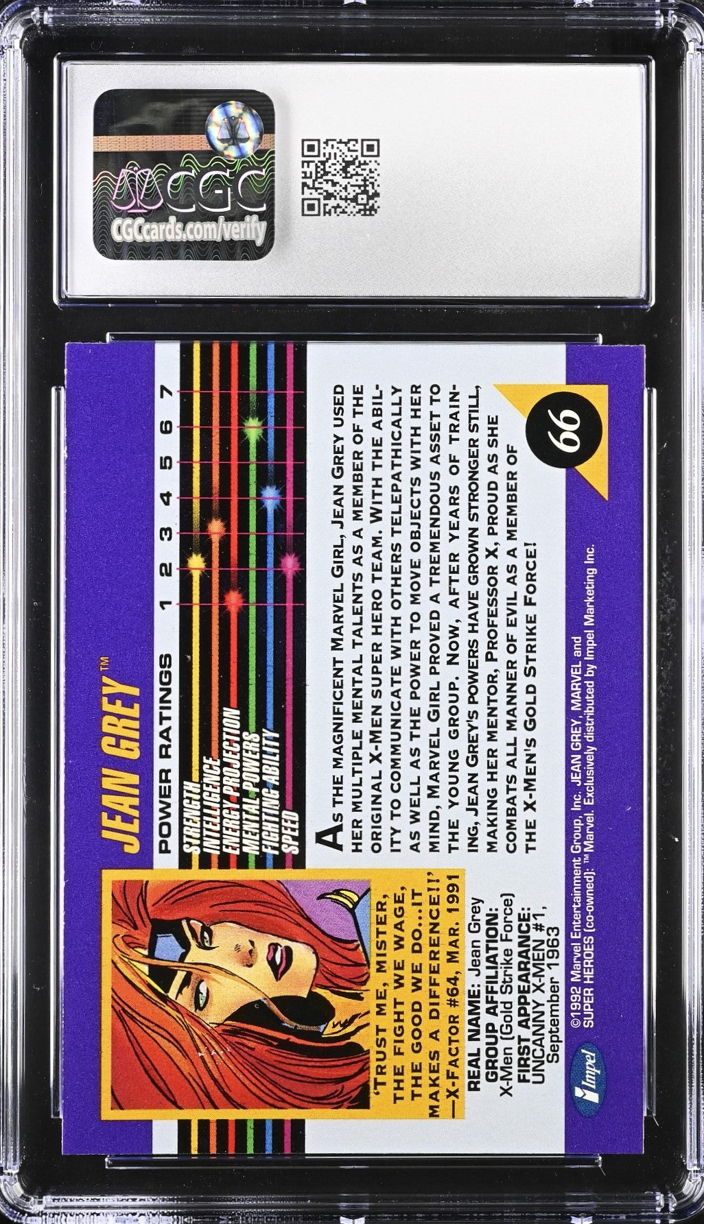 Jean Grey CGC Gem Mint 10