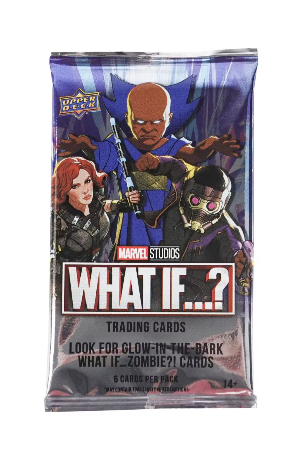 One Sealed Pack of Marvel Studios What If...? Trading Cards (Upper Deck 2023)