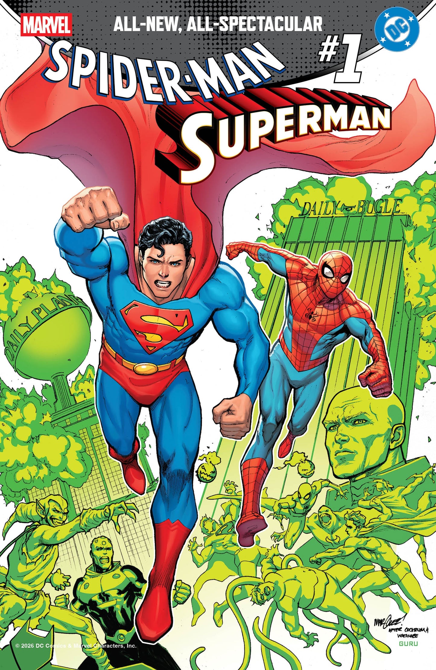 Marvel/DC: Spider-Man/Superman #1 David Marquez Homage Variant