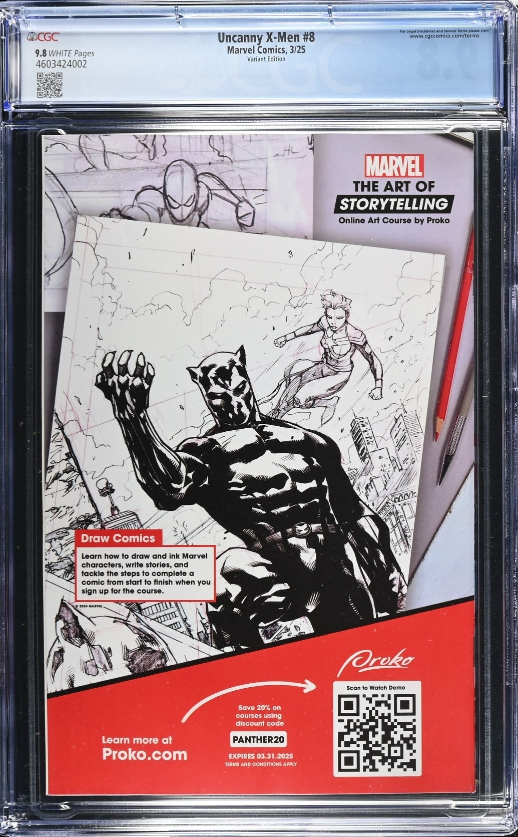 Uncanny X-Men 8 CGC 9.8 Giarusso Variant