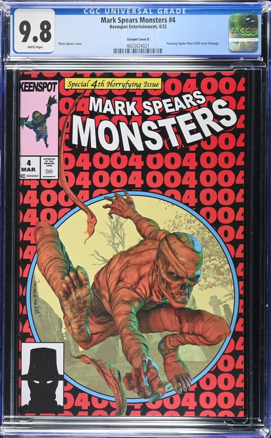 Mark Spears Monsters #4 CGC 9.8