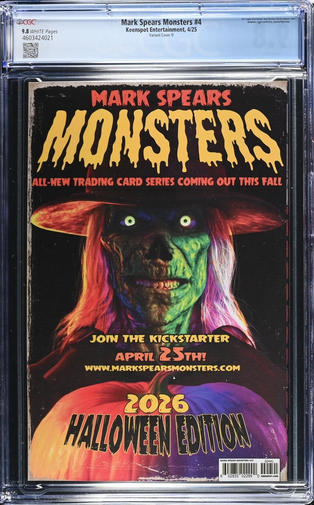 Mark Spears Monsters #4 CGC 9.8