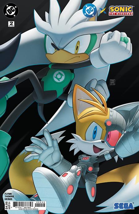 DC X Sonic the Hedgehog #1-#5 Deegeemin Connecting Cover Set