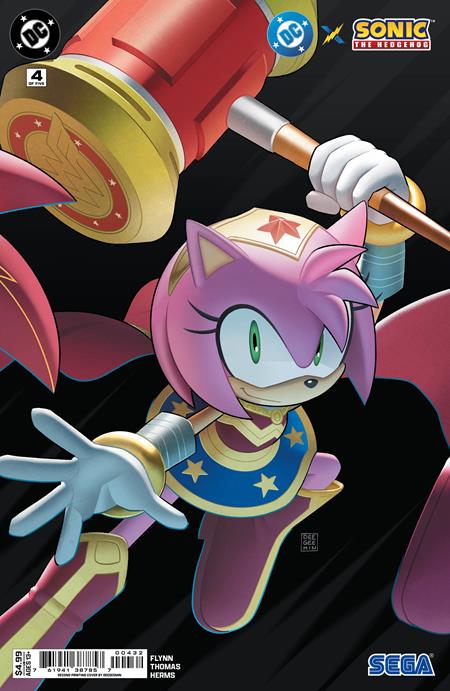 DC X Sonic the Hedgehog #1-#5 Deegeemin Connecting Cover Set