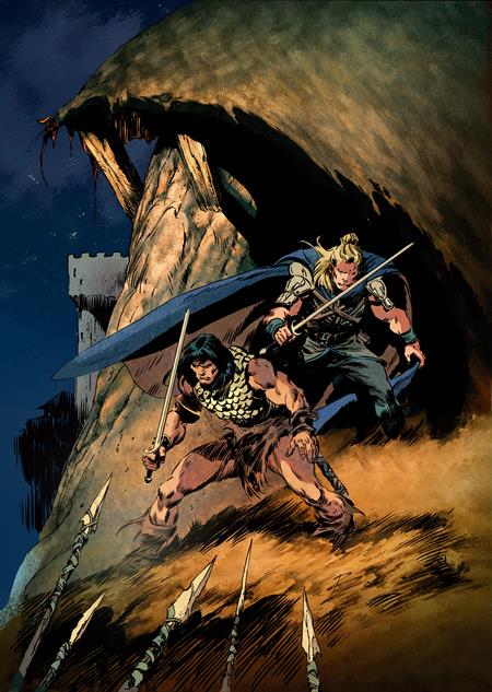 Conan And Dragonero #1 (Of 7) Cover D Roberto De La Torre Full Art Variant (Mature)