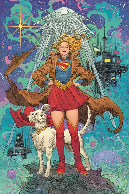 Justice League Unlimited #20 Cover F Bilquis Evely Supergirl Movie Card Stock Variant