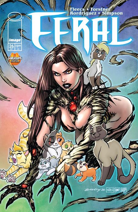 Feral #26 Cover D Trish Forstner & Tim Seeley Witchblade Team Up Variant