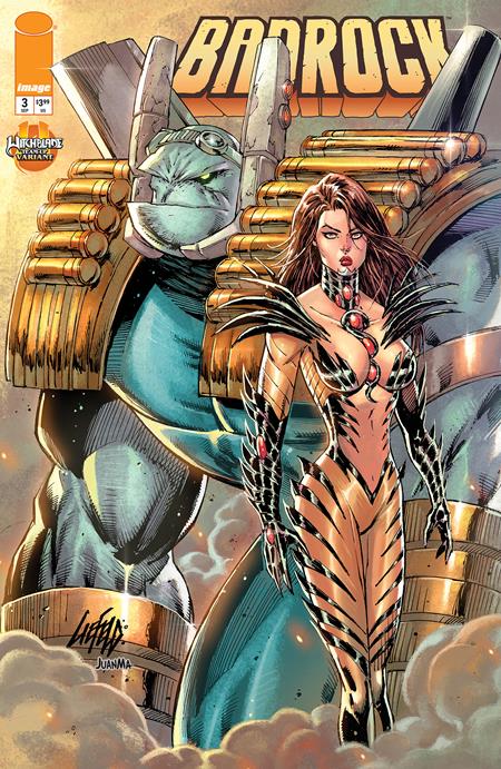 Badrock #3 Cover E Rob Liefeld Witchblade Team Up Variant