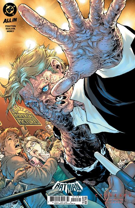 Batman #14 Cover G Jim Lee Clayface Movie Card Stock Variant (Batman Bad Seeds)
