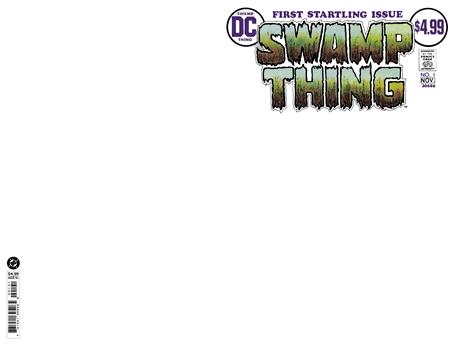 Swamp Thing #1 Facsimile Edition Cover D Blank Card Stock Variant