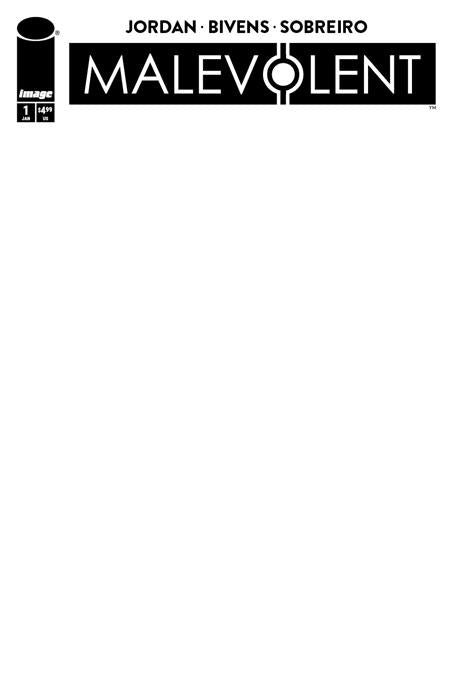 Malevolent #1 Cover F Blank Sketch Variant (Mature)