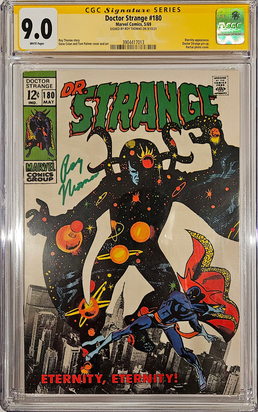 Doctor Strange 180 CGC 9.0 Signed by Roy Thomas