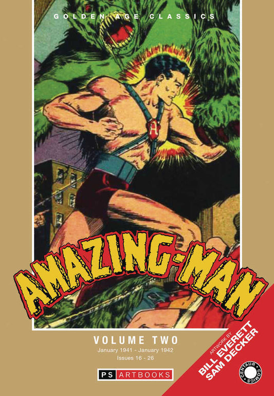 Golden Age Classics Amazing Man Hardcover Volume 02