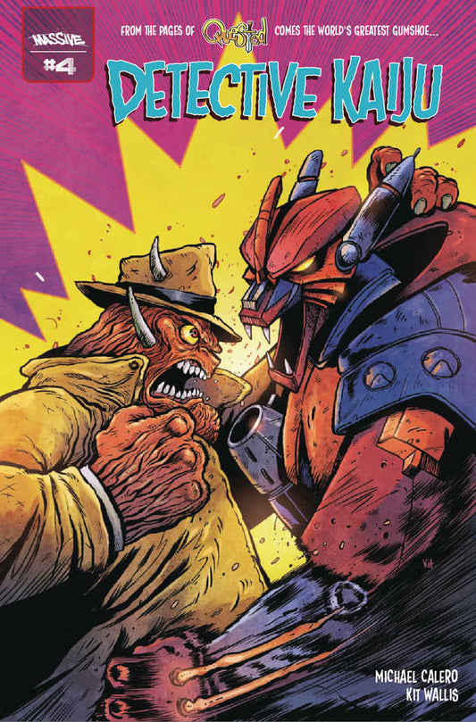 Detective Kaiju #4 (Of 4) Cover A Wallis (Mature)