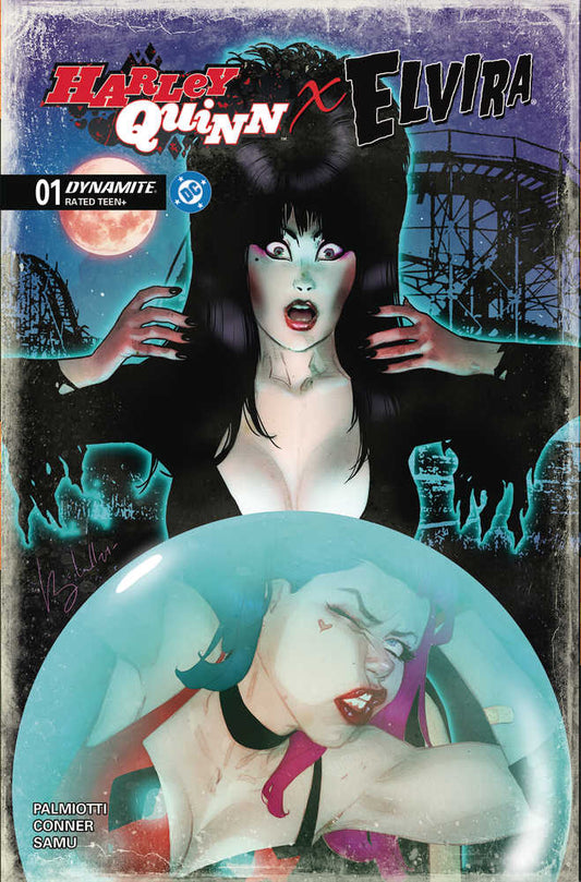 Harley Quinn X Elvira #1 Cover D Caldwell