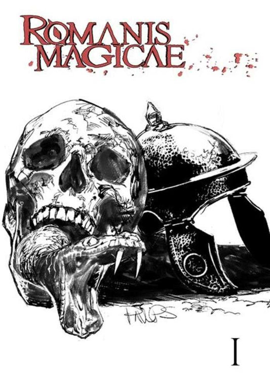 Romanis Magicae #1 (Of 4) Cover B Paul Peart Smith Black White And Red Variant