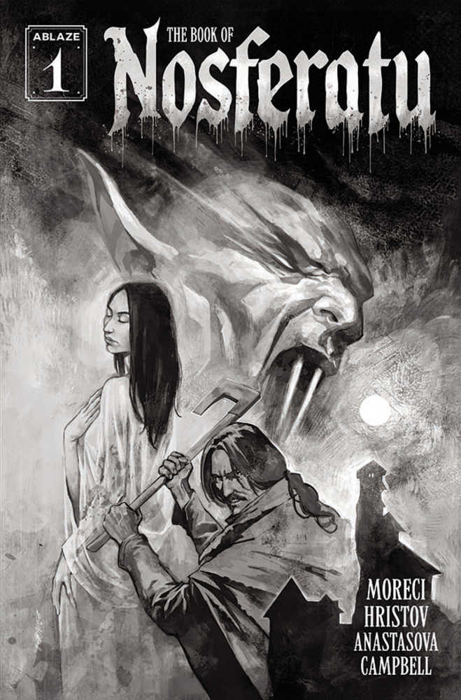 Book Of Nosferatu #1 Cover B Hristov Black & White (Mature)